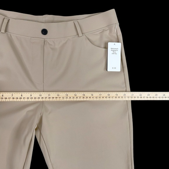 Baleaf Pants Women 2XLP Beige Elastic Waist Pull On Pockets Performance Stretch - Picture 13 of 16
